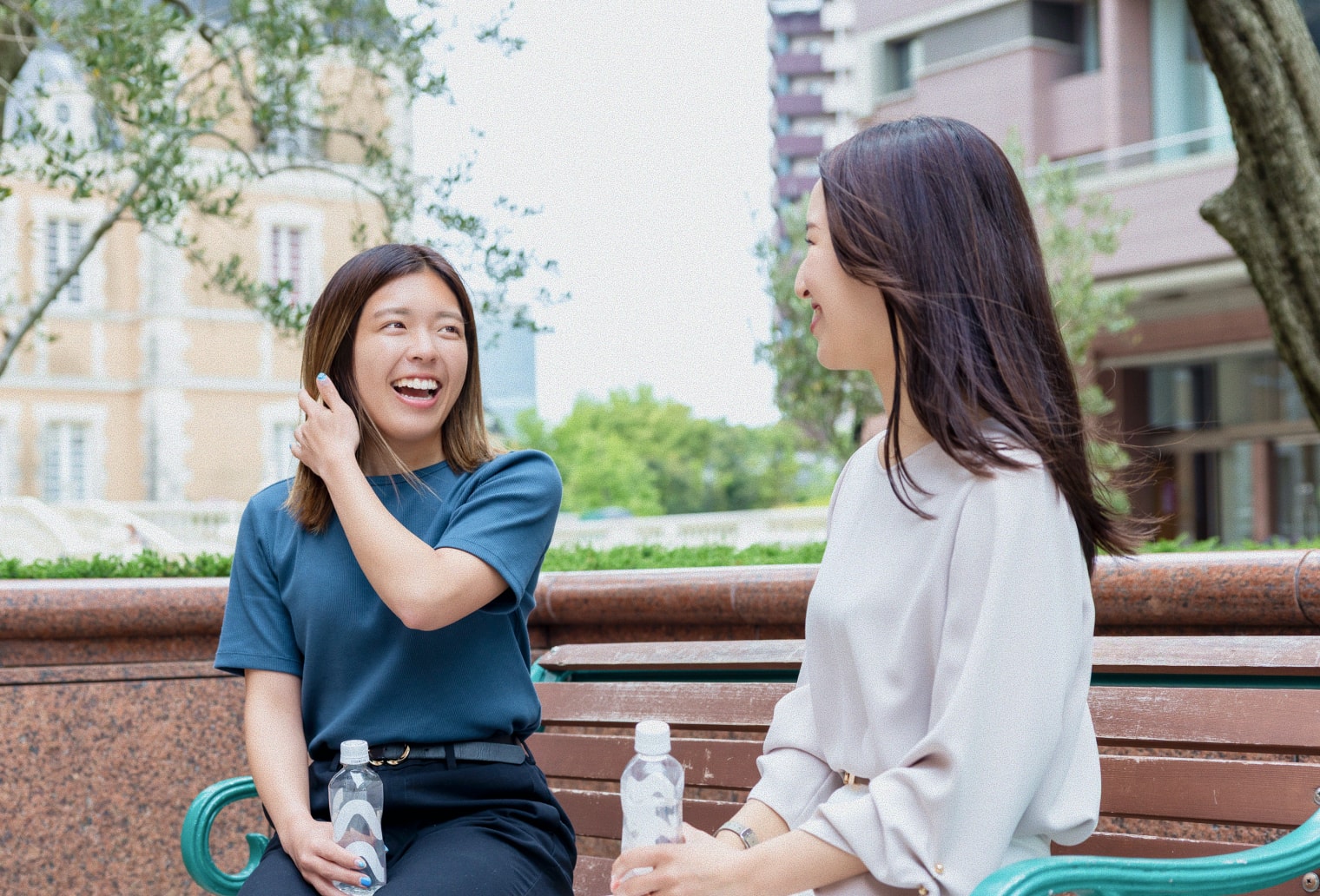 社員の談話の様子